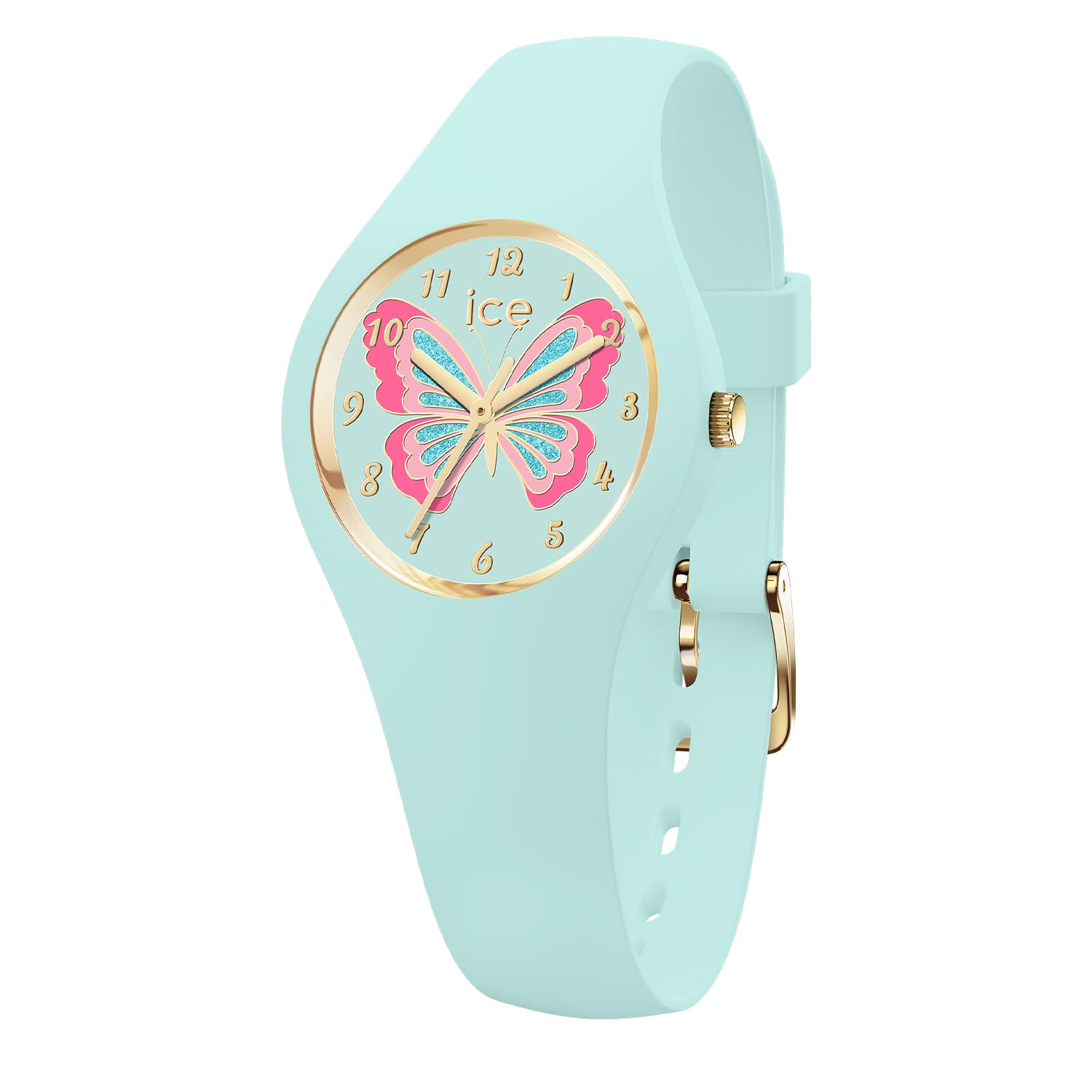ICE-WATCH - ICE Fantasia Butterfly Bloom - Girl's Wristwatch with Plastic Strap - 021953 (Extra Small)
