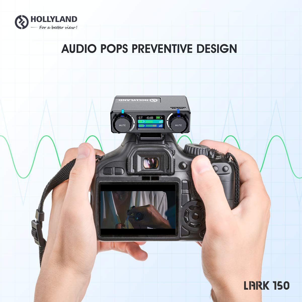 Amazon.com: Hollyland Lark 150 2.4G Dual-Channel Wireless Lavalier