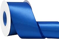 Vista 26 de Cinta de satén rosa polvoriento de doble cara, 3/8 pulgadas x 50 yardas, cintas de poliéster rosa polvoriento para envolver regalos, cinta de tela