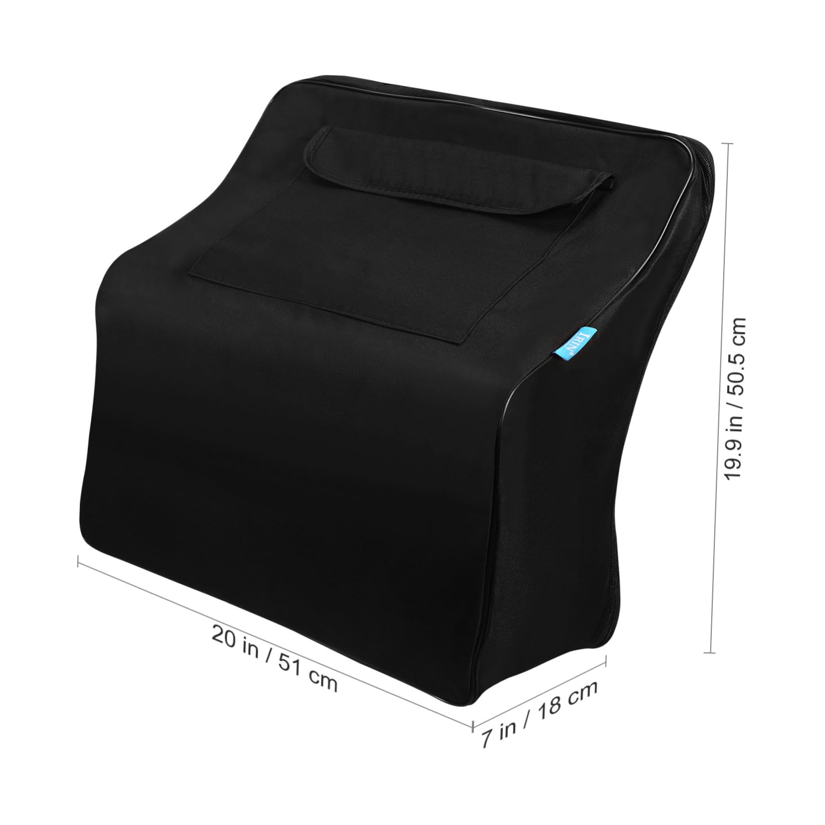 Toyvian Black Gig Bag Padded Straps Adult Storage Case for Accessory Pouch Stylish for Learning Instruments