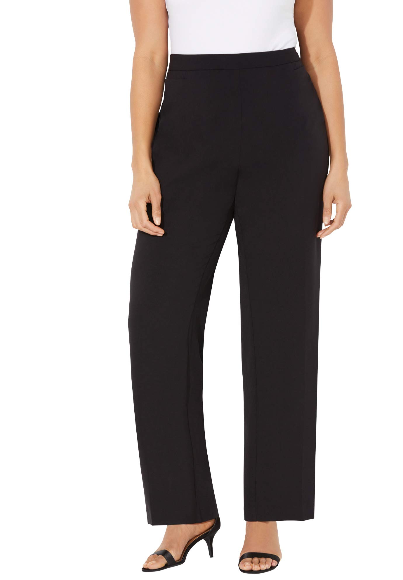 Womens Plus Size Refined Pull-On Pant