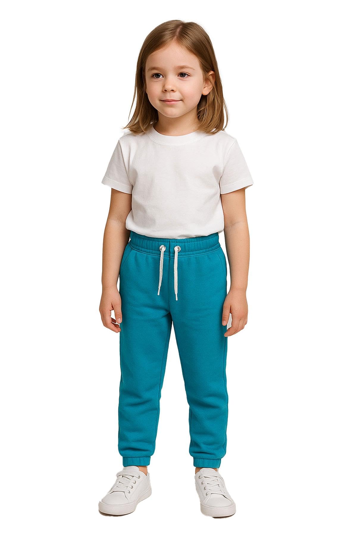 A2Z 4 Kids Fleece Joggers Tracksuit - Fleece Trouser Aqua 11-12.