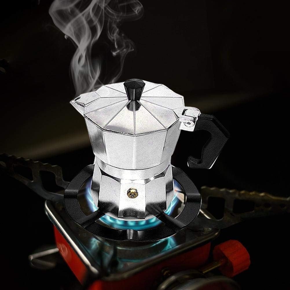 Wok Ring for Gas Stove, 5.24in Diameter Wok Stand with 0.1in Thickness, Gas Ring Reducer Stand, Iron Stove Support for Gas Stoves to Fix Moka Pots and Coffee Pots (1)