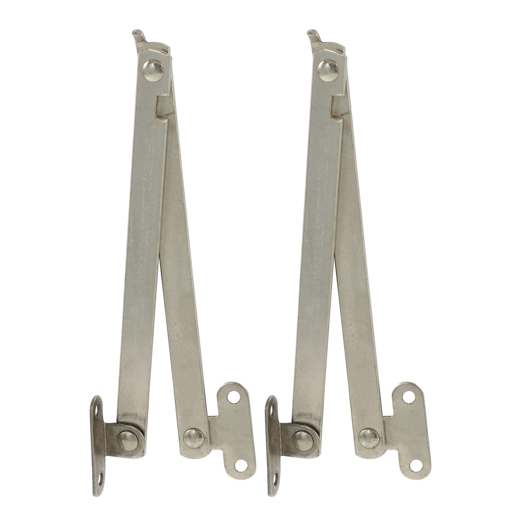 Lodokdre 2 x Furniture Cupboard Door Front Desk Foldable Lid Support Hinge