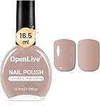 OpenLive 16.5ml Dusty Rose Nail Polish Large Volume Quick Drying Light Pink Nail Polish, Fast Drying and Long Lasting Color Nail Art DIY Home Manicure Gift for Women