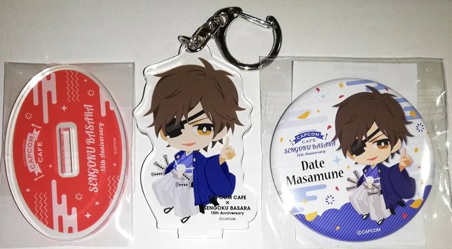 戦国BASARA 伊達政宗 アクリルスタンド セット カプコンカフェ
