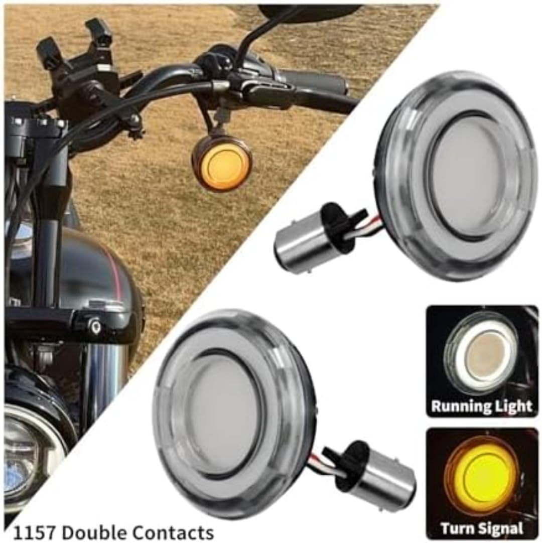 Mini uniwersalne wskaźniki Dla Harley Softail FLST/I 2006 Kierunkowskazy motocyklowe Kierunkowskazy motocyklowe LED 1157 Przednie światło migające Dla Harley Touring Cvo Dla Street Glide
