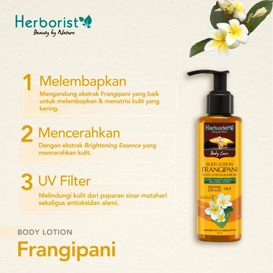 Herborist Body Lotion 145ml Frangipani (Pack of 1)