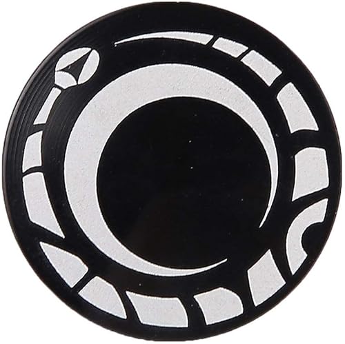 Miniatura 2 de keenso Cubierta de manivela para bicicleta, 2 piezas de aleación de aluminio para manivela de montaña, cubierta de manivela hueca para bicicleta,