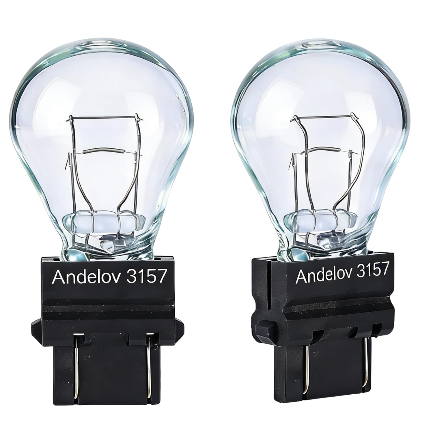 2pack 3157 3457 tail light bulb,12V P27/7W 3000K Turn Signal Bulbs for Cars,Trucks,SUVs Halogen Rear Automotive Brake Light Bulbs/Long Life Miniature Bulb