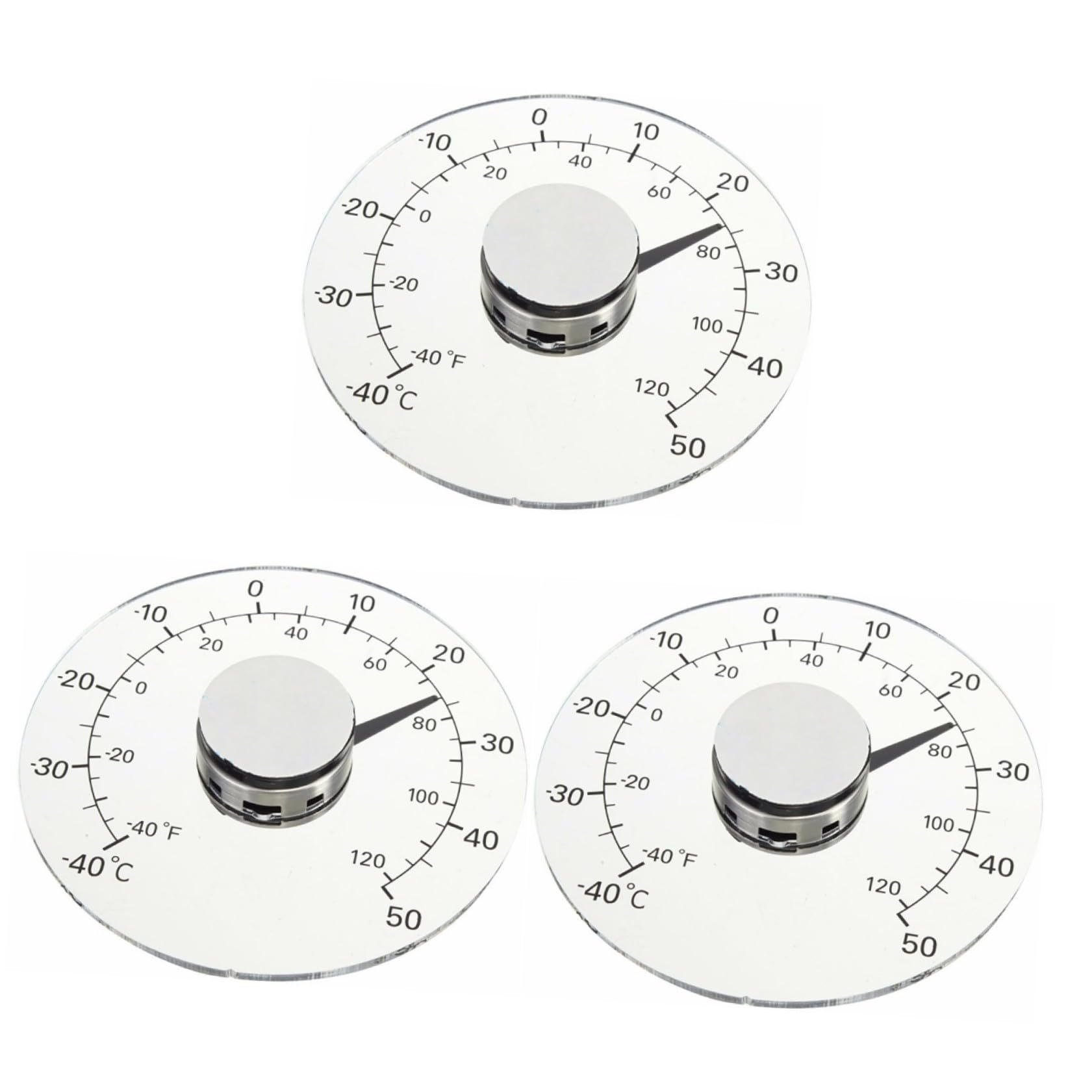 Sosoport 3St Haushaltsthermometer innen-außen-thermometer außentemperaturanzeige Fensterthermometer Wetterstock wählen raumthermometer innen Außenthermometer Wasserdichtes Thermometer