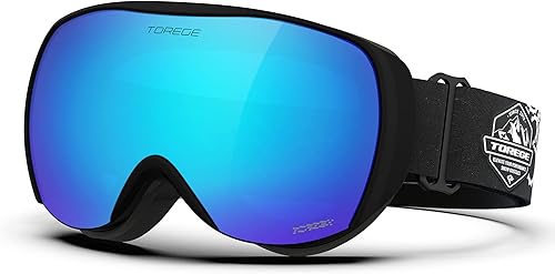 TOREGE Gafas de esquĂ antivaho de doble capa con protecciĂłn UV, gafas de snowboard OTG para hombres y mujeres TOREGE Gafas de esquĂ antivaho de doble capa con protecciĂłn UV, gafas de snowboard OTG para hombres y mujeres