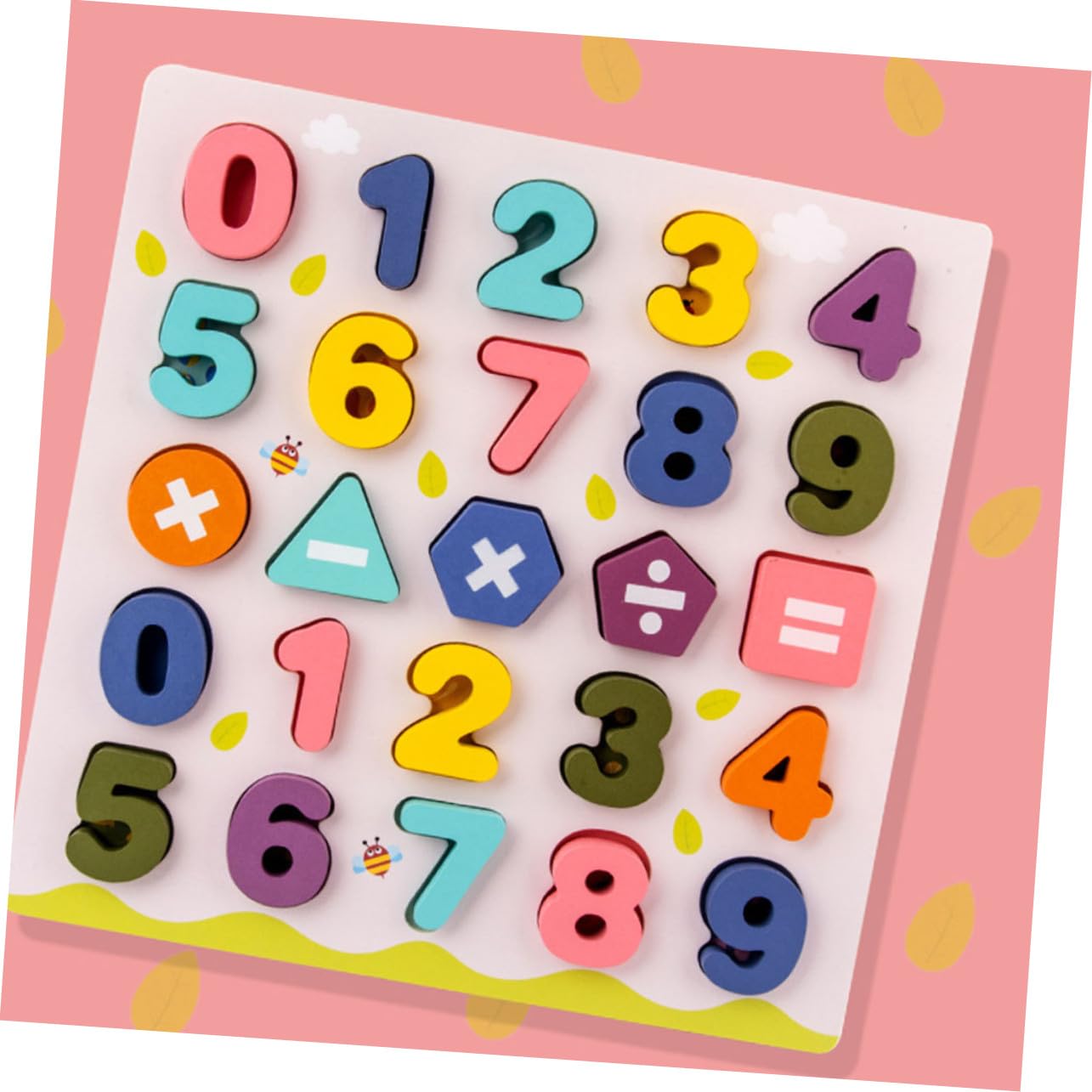 Juguete de Rompecabezas de Madera para Niños, 2 Piezas | Alfabeto y Bloques del Alfabeto Numérico, Juguetes de Reconocimiento de Letras, Decoracion Colegio