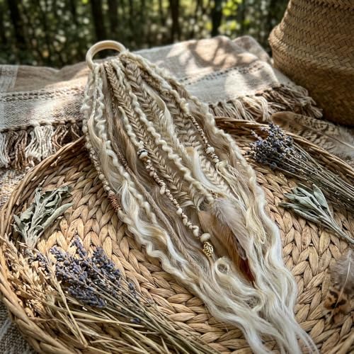 Élastique dreadlocks bohème pour sublimer une queue de cheval plate