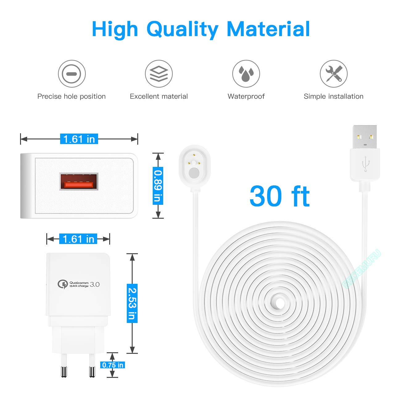 Cavo Di Alimentazione Per Arlo Ultra Con Cavo Di Ricarica - Foto 12