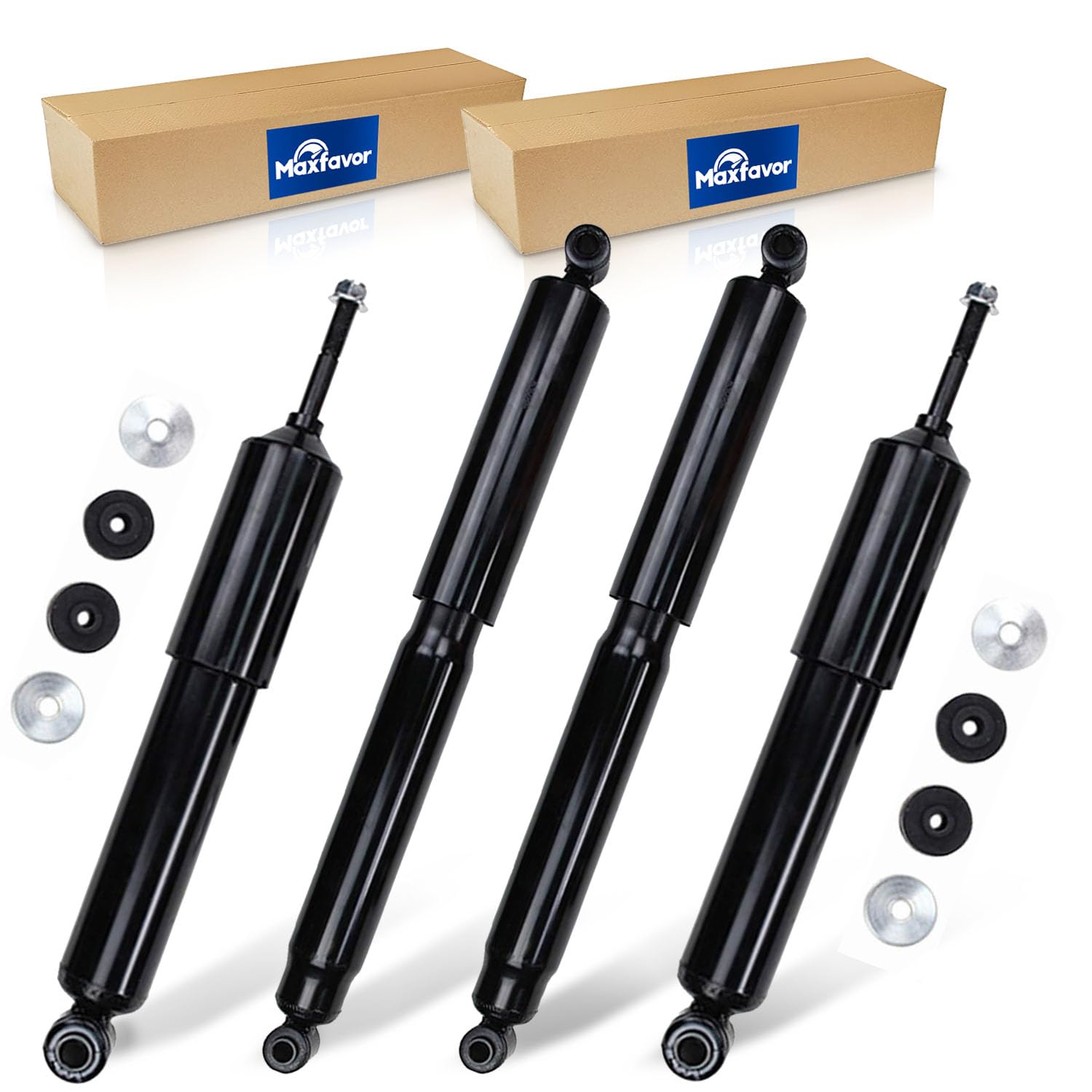 Maxfavor 2WD Front & Rear Shocks fit for Dodge Ram 1500 2500 1994