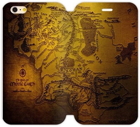 Mobile Phone Shell Lord of the Rings Rivendell Map Pattern Cover Case for Iphone6 4.7