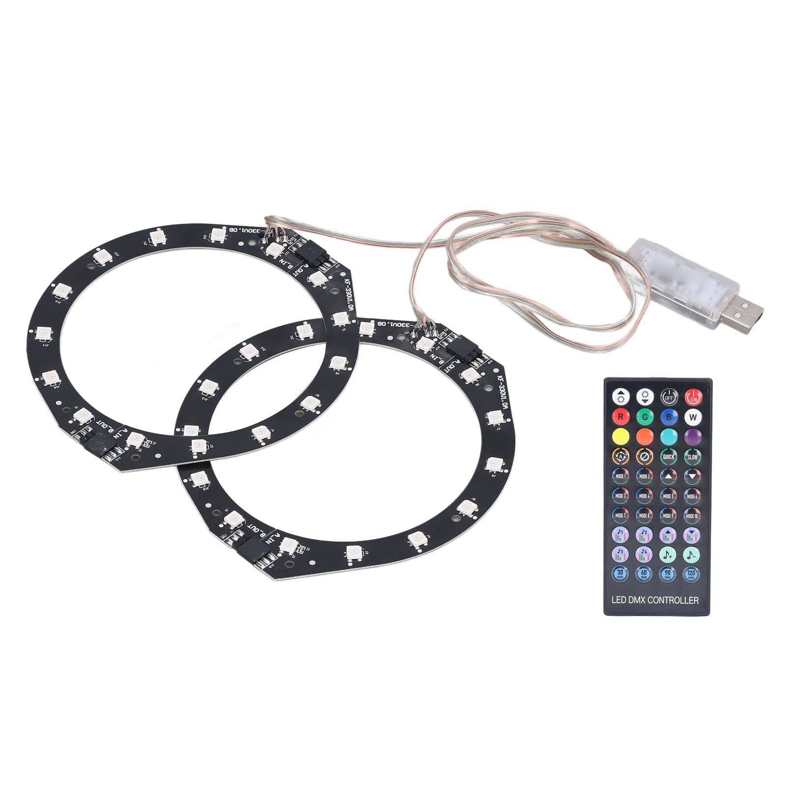 LED Lights for PS5 Console, RGB LED Light Strips, Triple Control, Music Sync, Compatible Digital and Disc Versions, 8 Colors 400 Lighting Effects, PS5 LED Light DIY Accessories