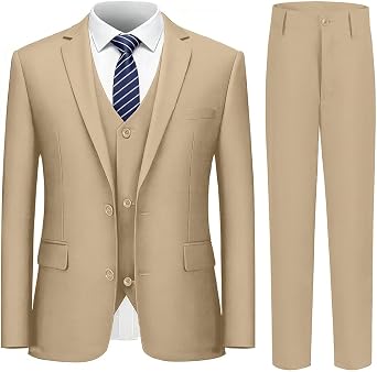 Boys Formal Slim Fit Suit Set 5 Piece Boys Suit Dress Clothes Ring Bearer Outfit
