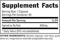 Vista 2 de Primaforce Sulfato de agmatina 500 mg, 90 cápsulas - Suplemento sin OMG, sin gluten