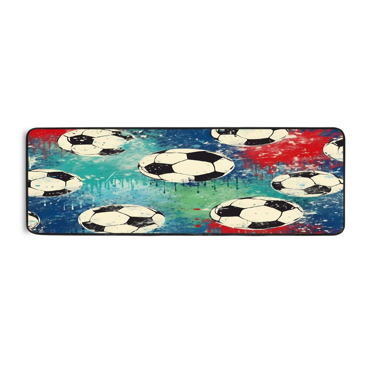 Tapis de cuisine lavable 183x61cm tapis sol football