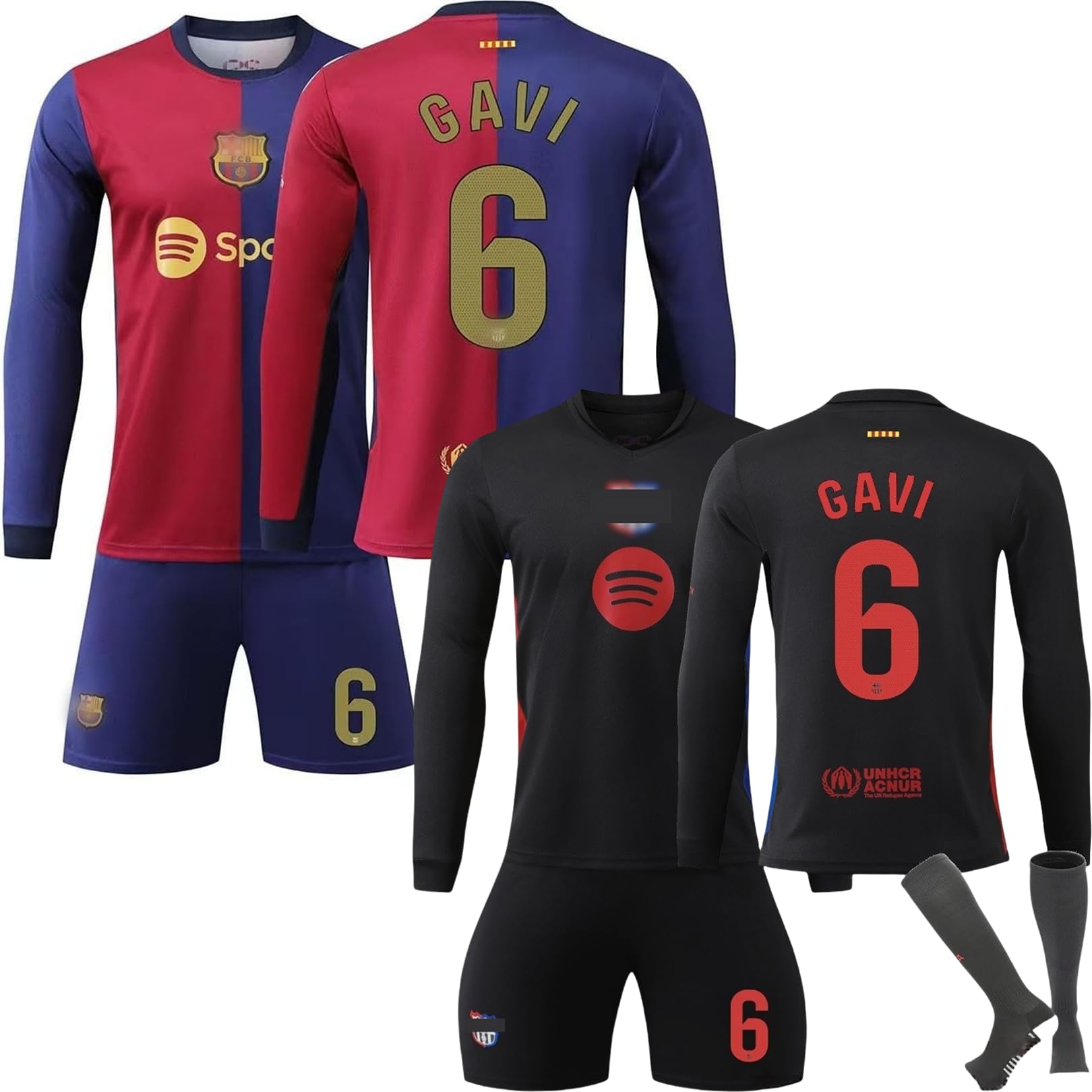 24-25 バルセロナ No.6 ガビ FCバルセロナ 24-25 サード半袖 ユニフォーム No.6 ガビ【NIKE