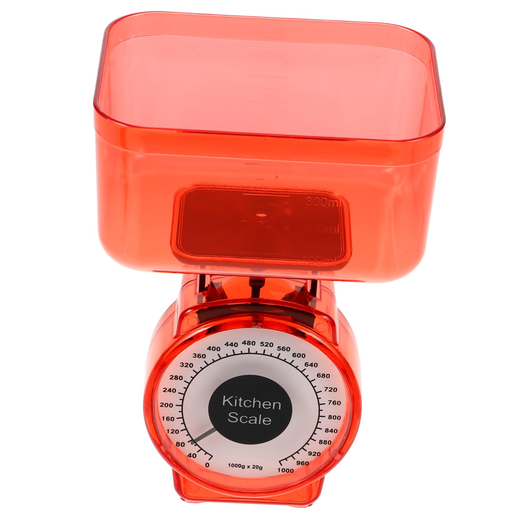 SOLUSTRE Kitchen Mechanical Scale Food Weighing Scale for Baking and Cooking Portable Precision Measurement Tool with Multi Purpose Tray Design for Home Use