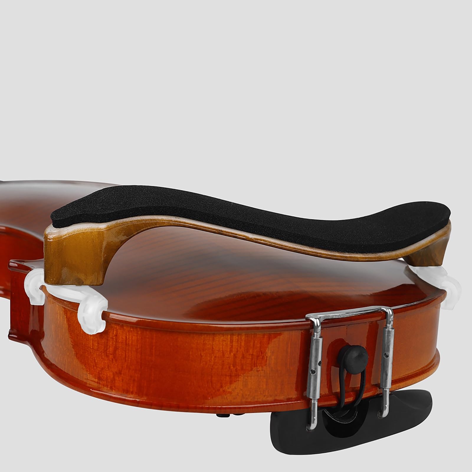mini mentonera violin, Almohadilla de hombro ajustable 4/4-4/3 con reposapiés for violín con toallitas Reposabarbillas for violín