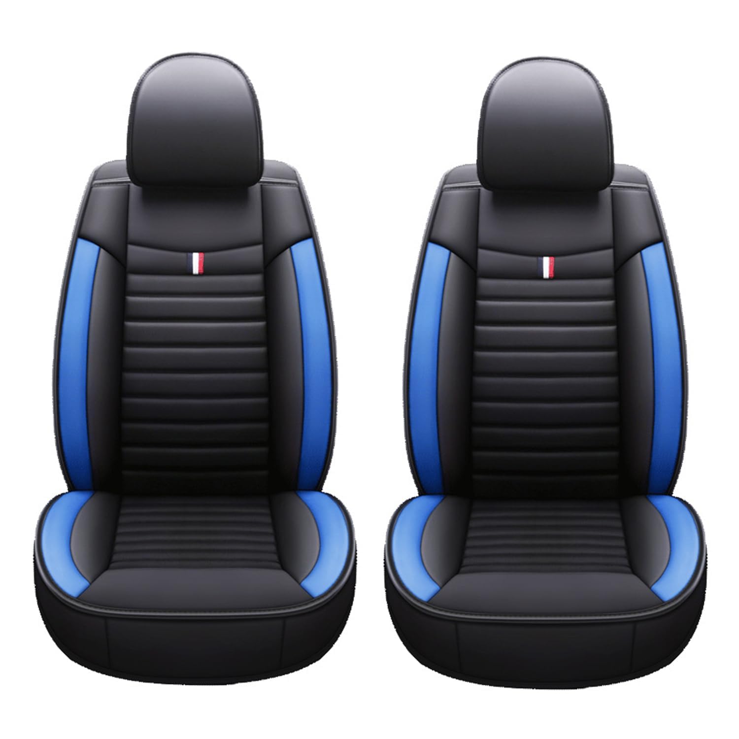 GQTMEUGTZ Car Seat Cover, for Audi A5 S5 Cabrio 2-Door 2-Türer 2010-2013 Front Seat and Headrest Covers, Leather Waterproof NonSlip Front Protectors Interior Accessories,D