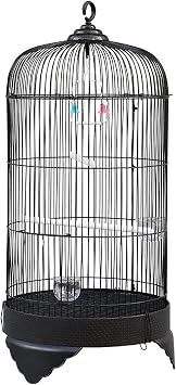Bird Cage Metal Dome Parrot Cage Large Starling Cage Peony Tiger Skin Xuanfeng Birdcage Villa Birdcage,