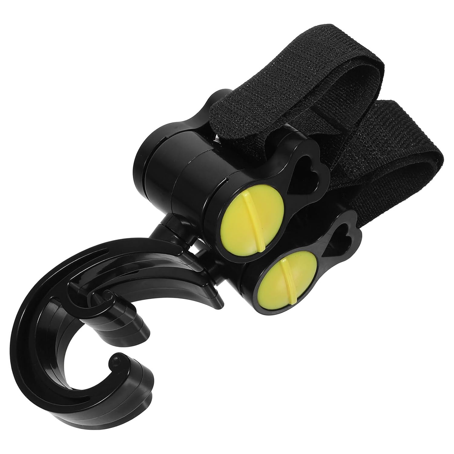 2Pcs Stroller Hooks with Hook and Loop Fastener Easy No-Drill Installation Hanging Bag Clips for Diaper Purse Shopping Bags for Stroller Accessories 2Pcs Stroller Hooks with Hook and Loop Fastener Easy No-Drill Installation Hanging Bag Clips for Diaper Purse Shopping Bags for Stroller Accessories