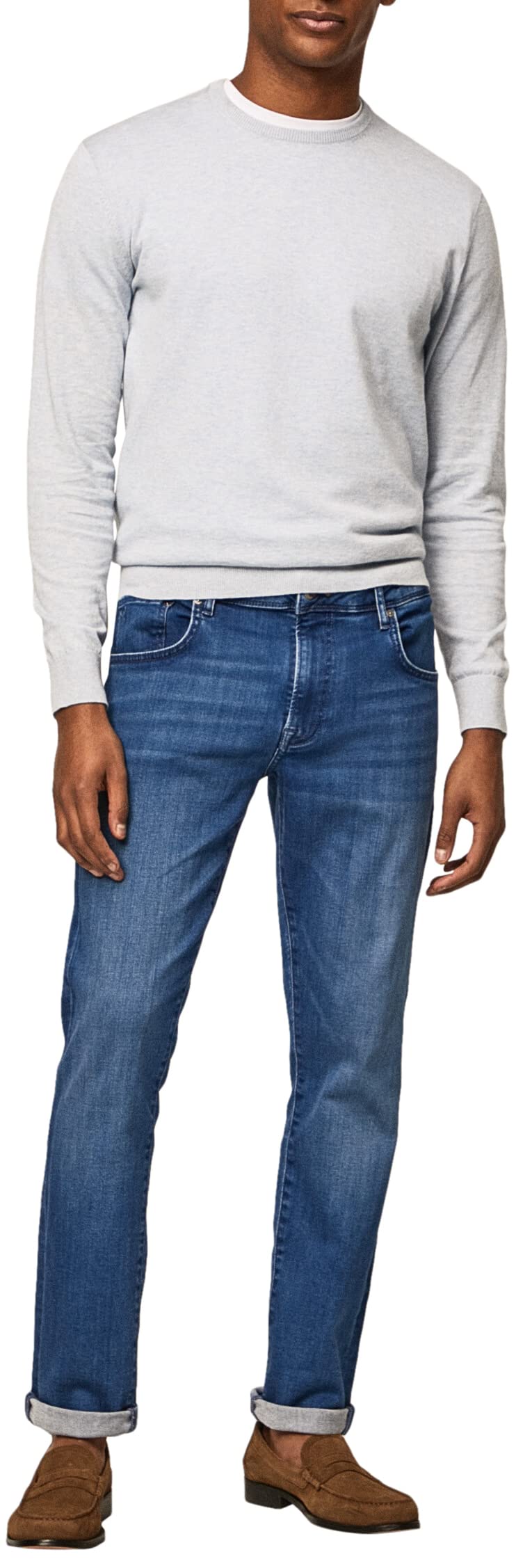 Hackett LondonMen's Bright Blue Powerflex Jeans