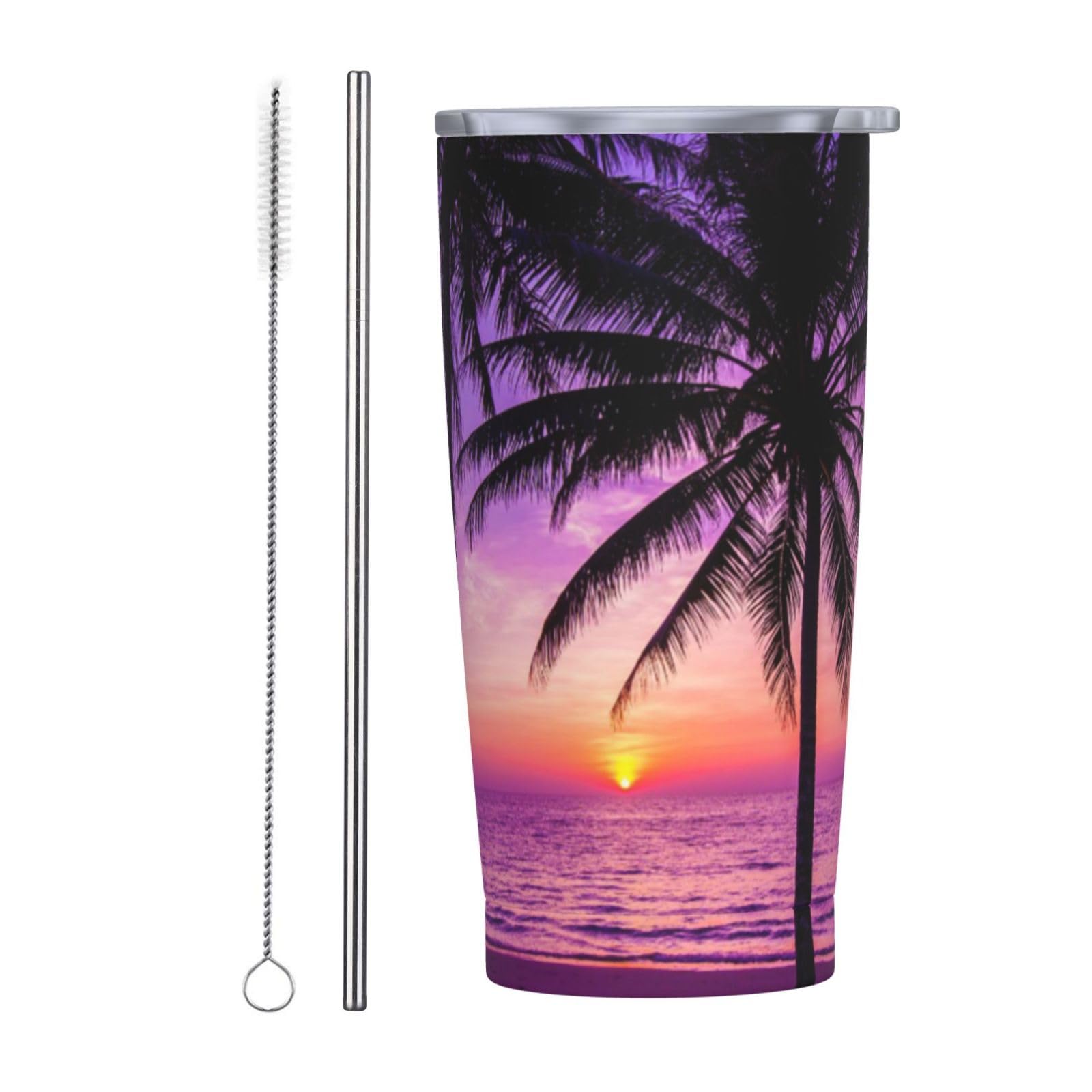 Tasse à café isotherme PEIXEN design palmier, le cadeau idéal 591ml