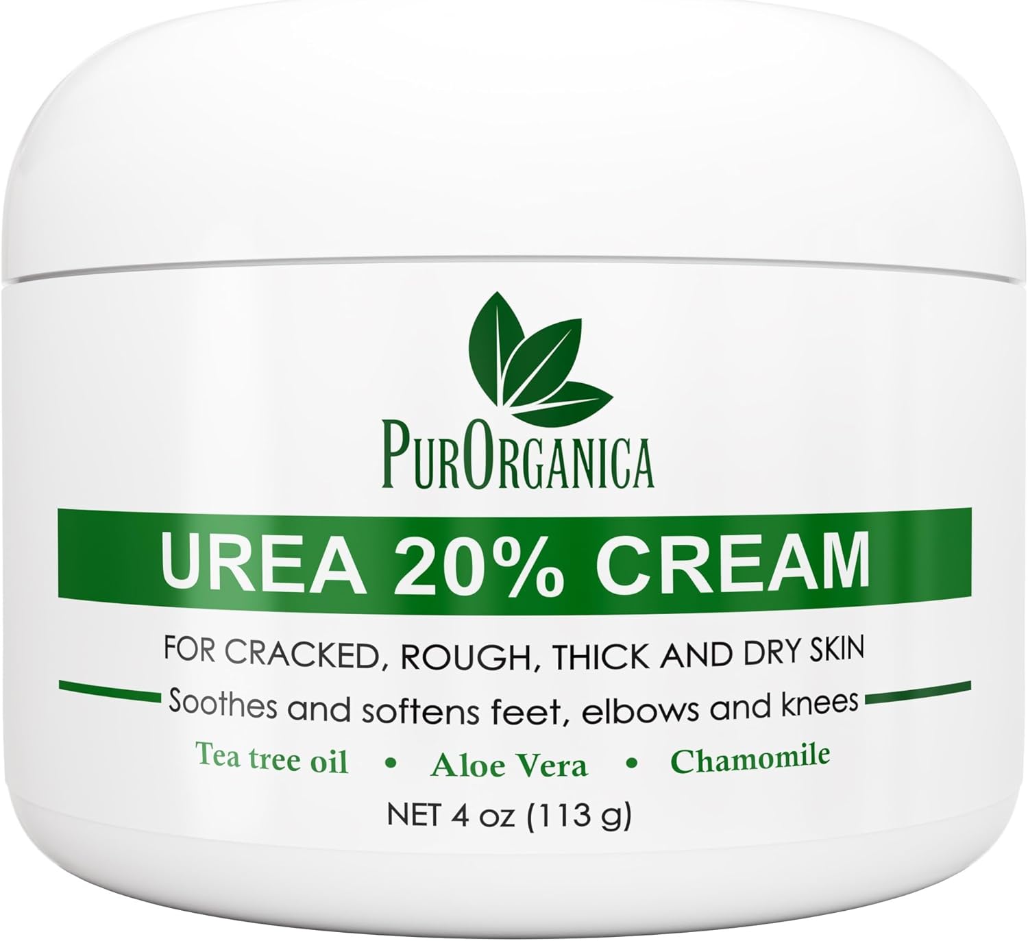 PurOrganica PurSources Urea 20% Foot Cream 4 oz – Best Callus Remover – Moisturizes and Rehydrates Feet – Soothes & Softens Thick, Cracked, Rough Dead and Dry Skin – Your or
