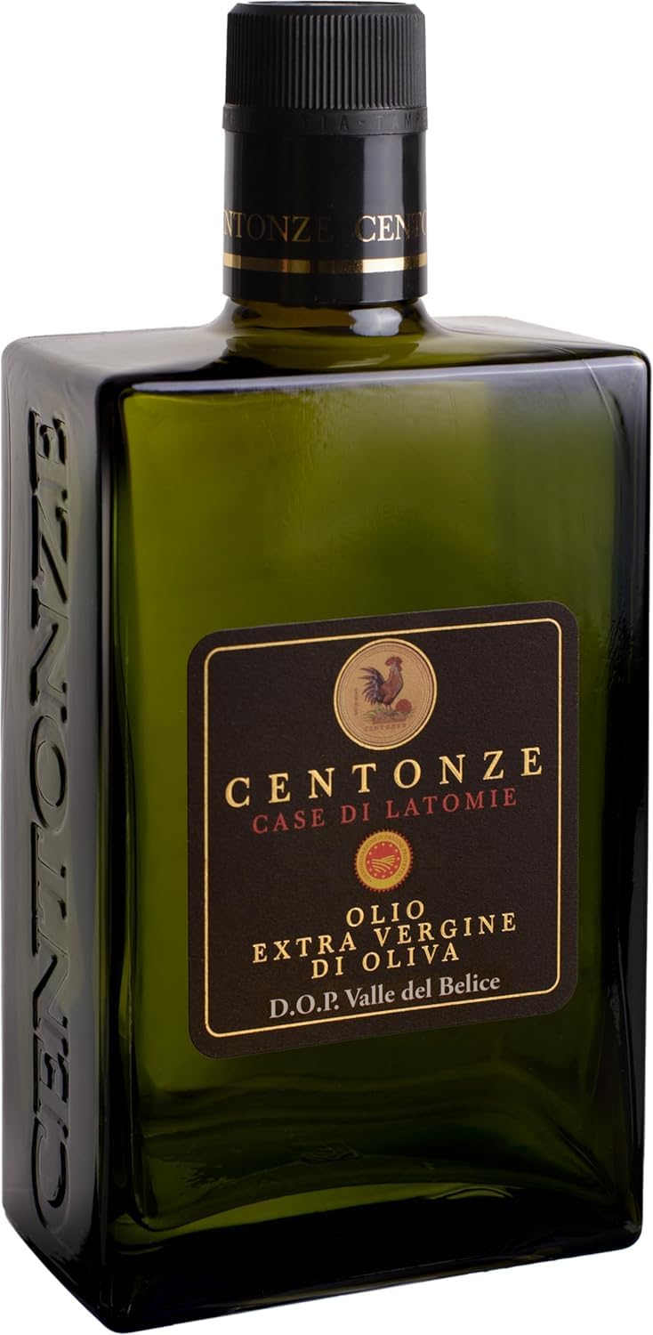 Centonze - Olio Extra Vergine di Oliva - D.O.P. Valle del Belice - Bottiglia Capri 0,50L