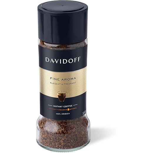 Davidoff Fine Aroma Instant Coffee Arabica 7/12 Intensity 3