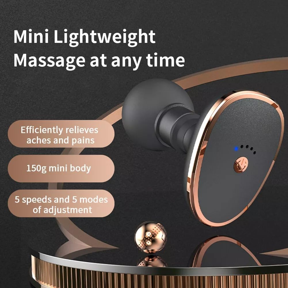 Miloni USA Elitric Mini Massage Gun for Pen Relief Depp Tissue Travel Size - neck and back, shoulder, legs, chest and hands individual handheld body massage - muscles get relief Miloni USA Elitric Mini Massage Gun for Pen Relief Depp Tissue Travel Size - neck and back, shoulder, legs, chest and hands individual handheld body massage - muscles get relief