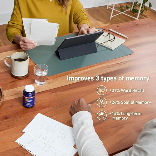 Miniatura 14 de CocoaVia Memory+ - Suplemento cerebral, clínicamente probado para la memoria y el cerebro, suplemento a base de plantas, sin azúcar, sin gluten