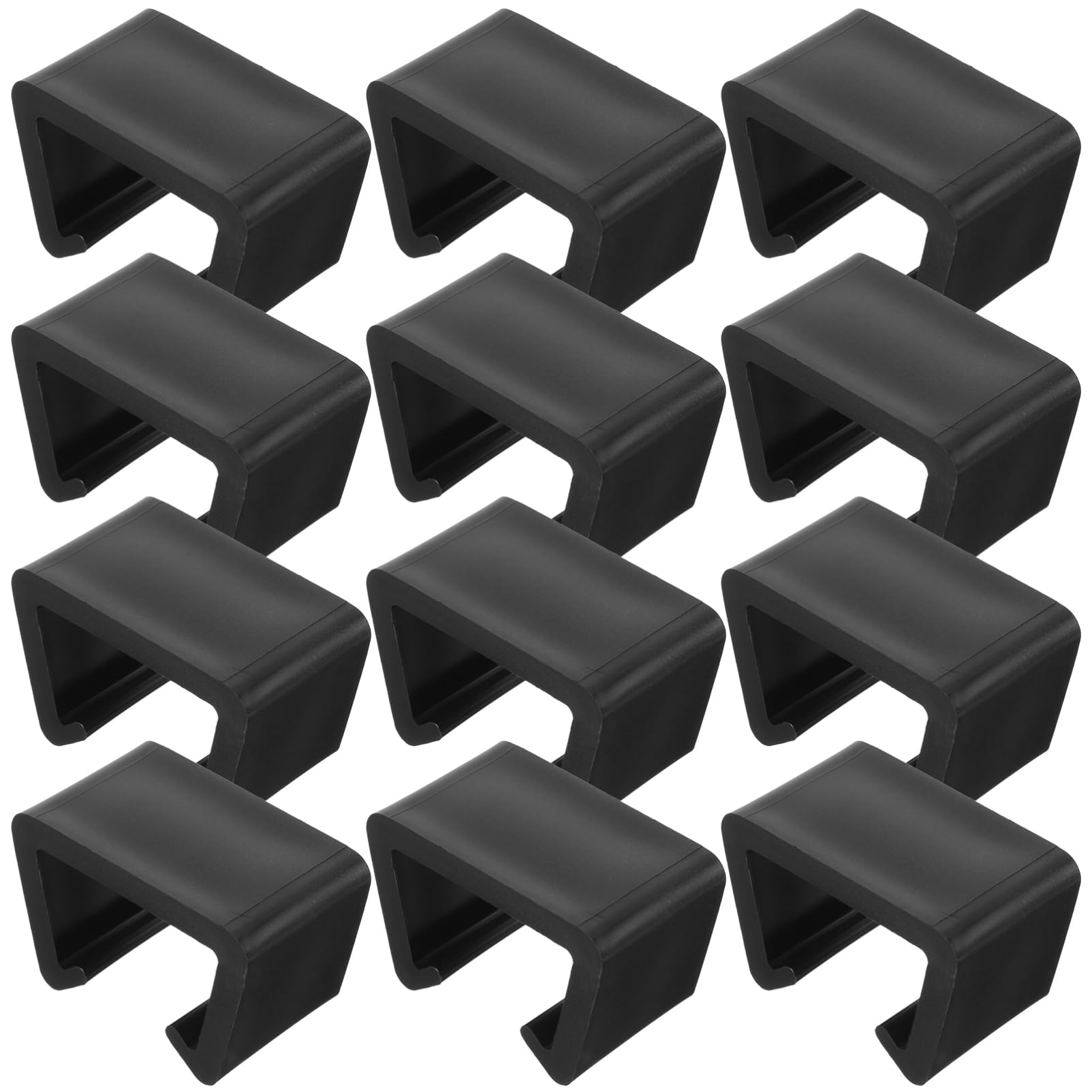 Clips de raccordement rotin Happyyami | Lot de 12 attaches de fixation stables pour meuble jardin