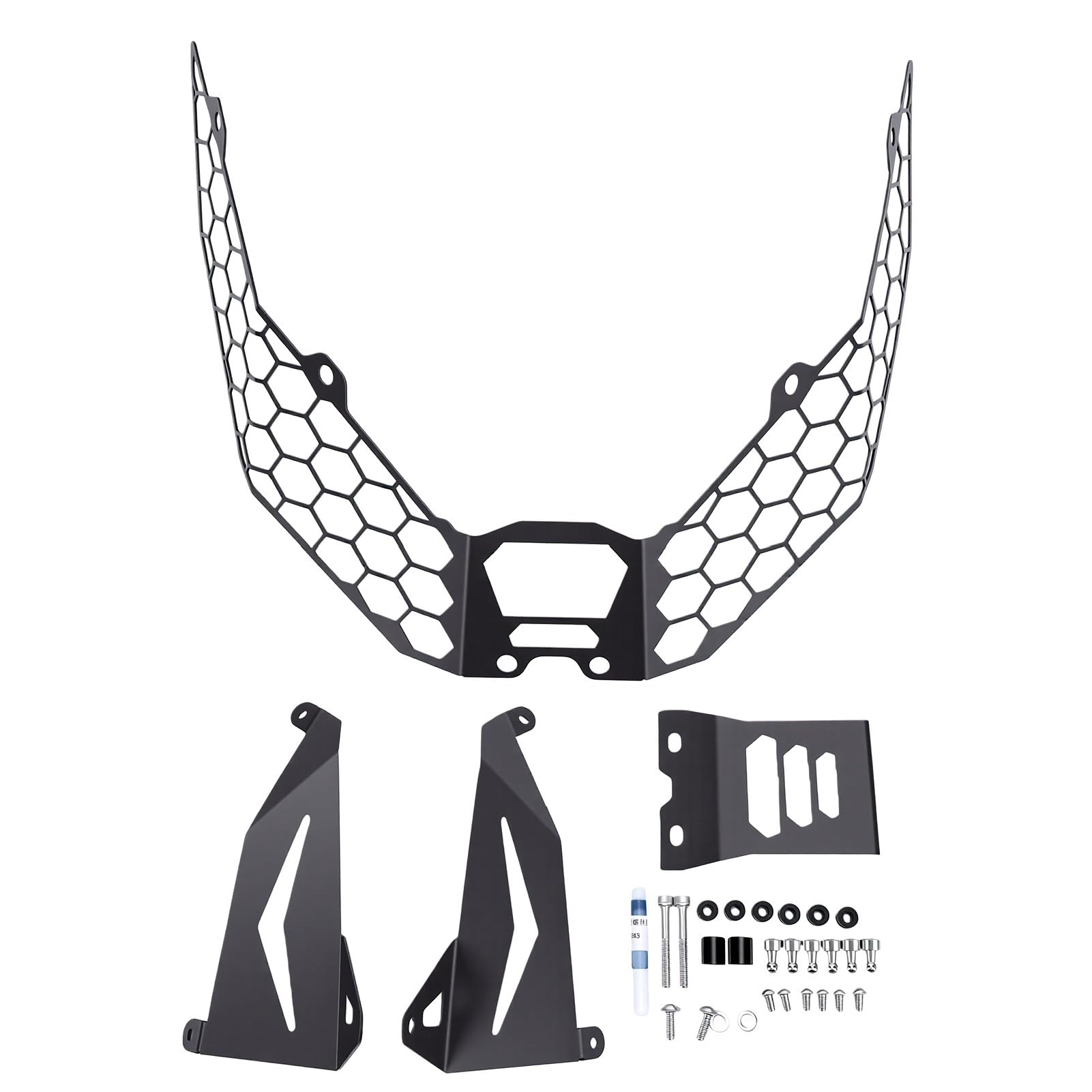 Yctze Osłona Reflektora Motocykla do Zontes 368G Metal