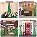 BUZIFU Árbol de Navidad artificial de 150 cm, plegable, con lentejuelas, árbol...