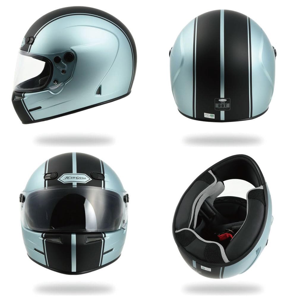 Amazon.co.jp: フルフェイスへルメット HORIZON HELMETS シャイン