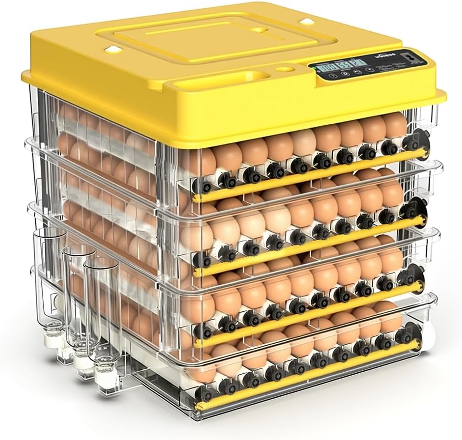 Egg Incubator - 2026 New Egg Incubator with Automatic Egg Turning and Humidity Control,Large Poultry Hatcher for Chickens Birds Ducks (288 Eggs)