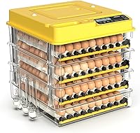 Vista 1 de Incubadora de huevos - Incubadora de huevos 2026 con giro automático de huevos y control de humedad, criador grande de aves de corral para pollos