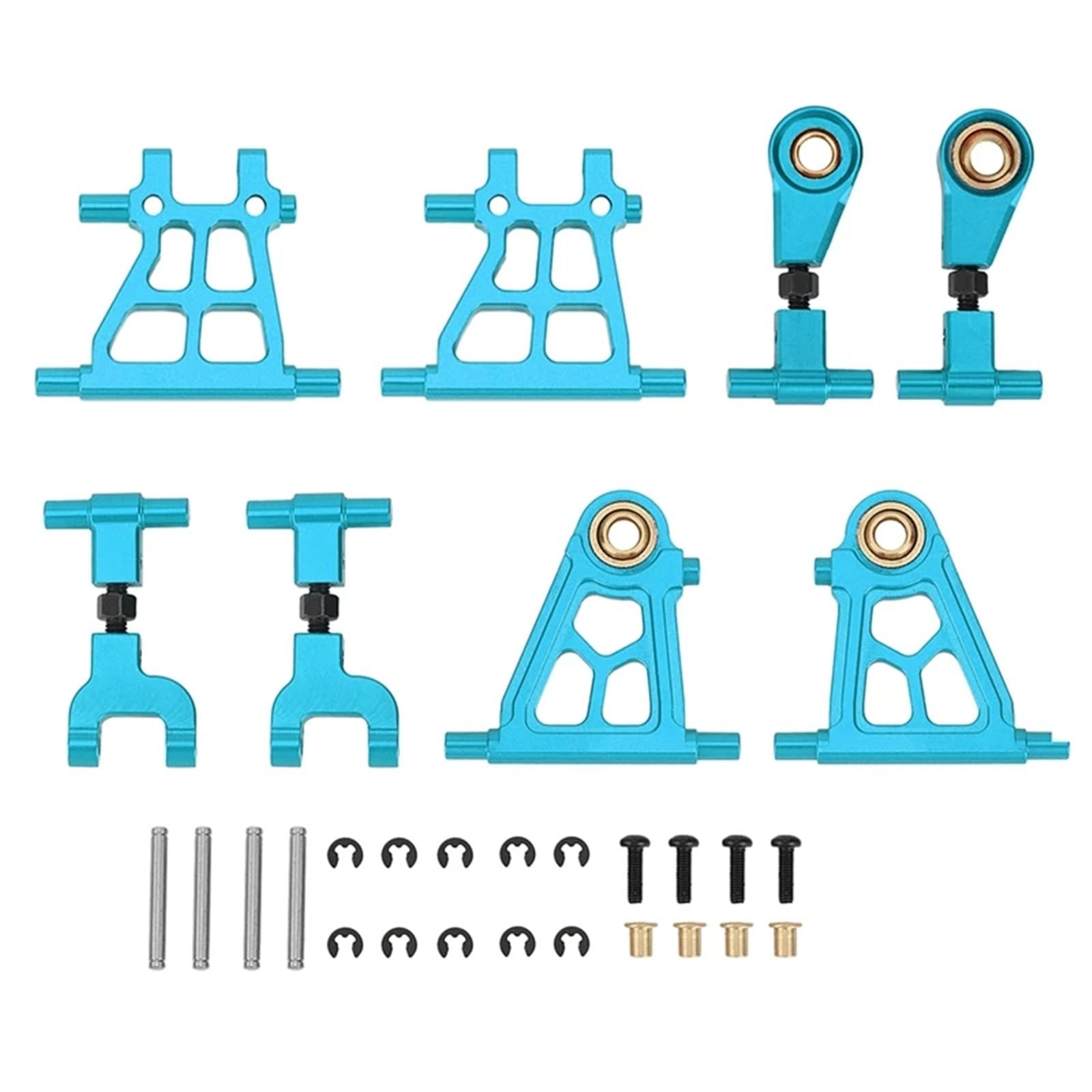 Bracci di sospensione anteriori posteriori superiori inferiori adatti for Tamiya TT02 TT-02 1/10 RC Auto Parti di aggiornamento Accessori