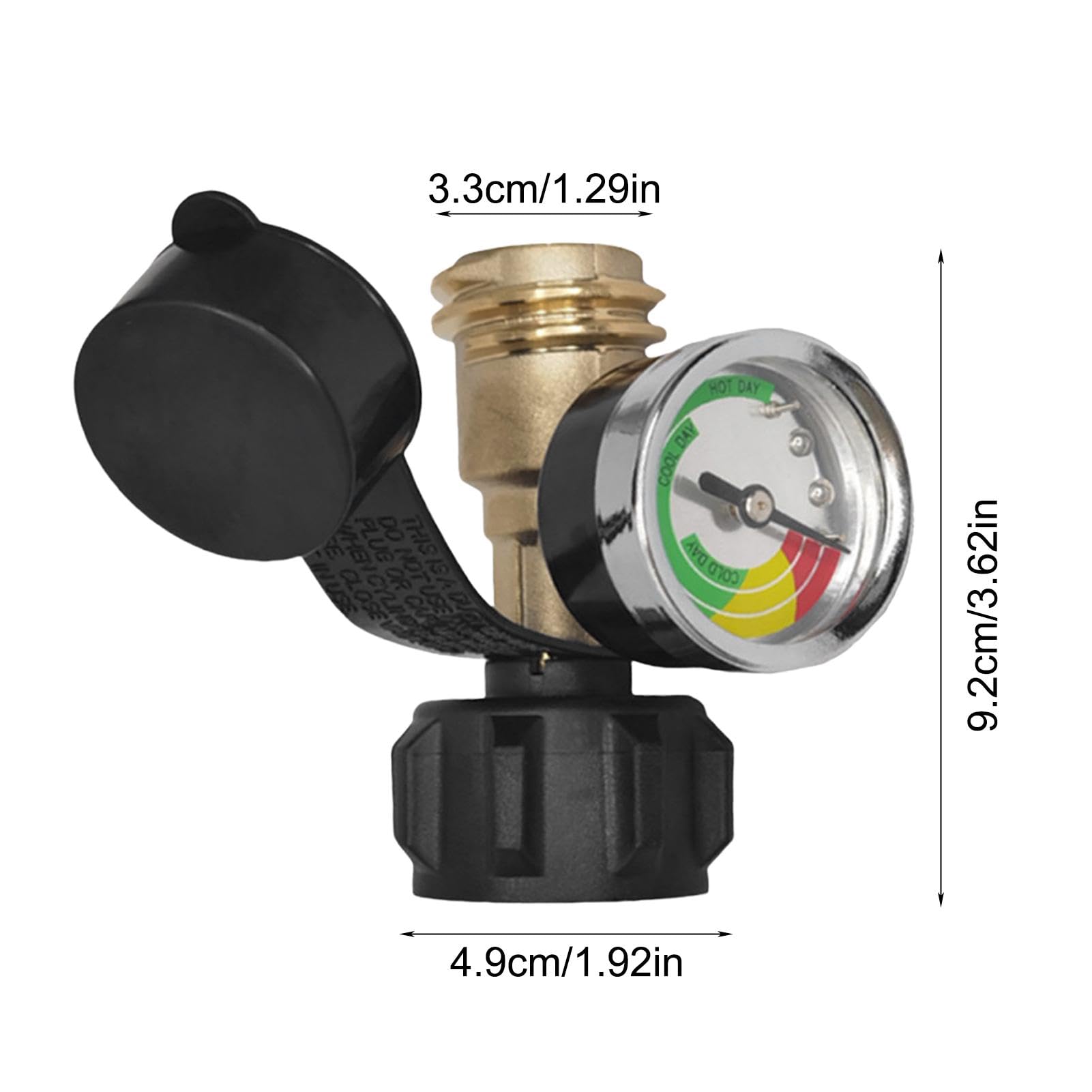 K valvola regolatore propano regolabile ad alta pressione QCC1 0-20Psi QCC1 serbatoio LP 5/16 e 1/4 tubo flessibile collegare 1/4 NPT e 3/8  15