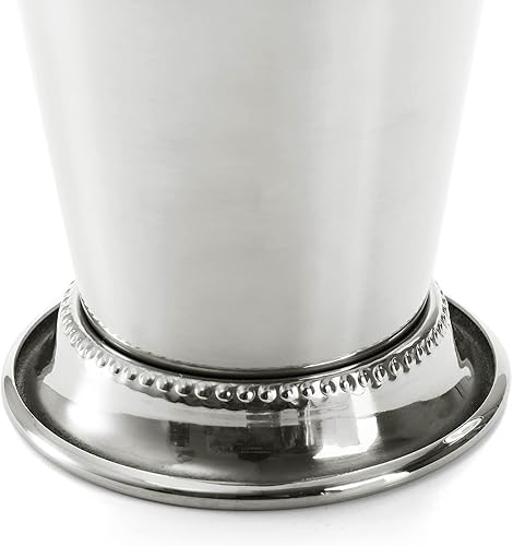 Miniatura 8 de ZEAYEA Juego de 2 vasos de Julep de menta vasos clásicos de acero inoxidable para fiestas bar hogar restaurante vasos de cóctel de metal de 12 onzas