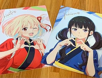 Amazon.co.jp: リコリスリコイル クリアファイル ちさと たきな