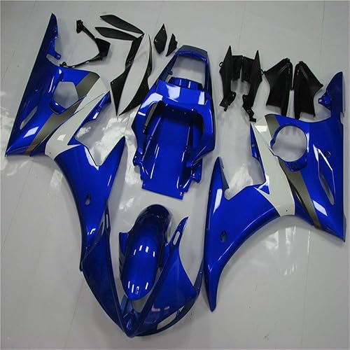 Miniatura 2 de NT FAIRING Carenado de inyección azul para Yamaha YZF 2003-2005 R6 y 2006-2009 R6S nuevo kit pintado ABS plástico motocicleta carrocería mercado de