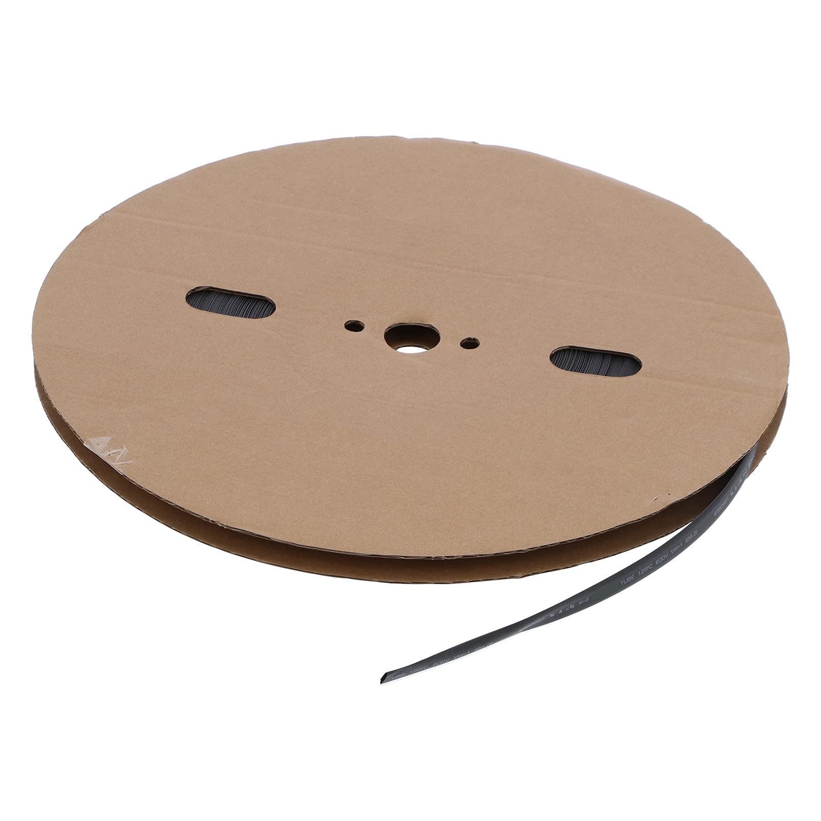 Guaina Termorestringente Poliolefina Guaina Termorestringente Nera 100 Metri ID 9,5 Mm con Isolamento Rivestito in Adesivo Sigillatura Impermeabile per Cablaggio Elettronico Cavi Domestici